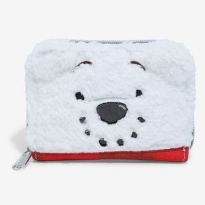 Loungefly‎ Disney Winnie The Pooh Snowman Mini Zipper Wallet Christmas Winter